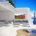 thumbnail image 2 of Modway Harmony Ensemble de Canapé Sectionnel d'Extérieur en Aluminium de 6 Pcs pour Patio, Plusieurs Couleurs, 2 of 10