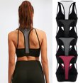 thumbnail image 3 of Moda Fitness Mujeres Yoga Bras Tank Top Entrenamiento Chaleco Backless, 3 of 8