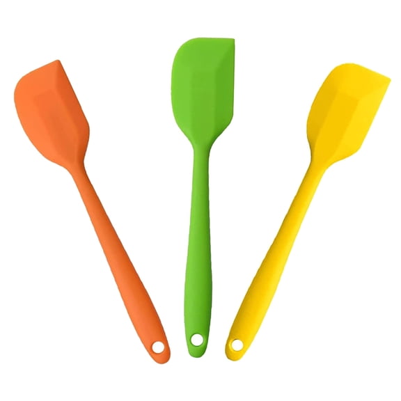 3 Pcs Silicone Spatula Heat Resistant Mixing Utensil Serving Cooking Kitchen(8.3 inch Spatula Set)