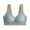 Blue, variant on Cotton Wireless Bras for Women Bra Ultra-Thin Cup No Underwire Push up Sleep Bra V-Neck Padded Bra Feature Hook and Eye Closure Training Bra Style Y-418 , Black XXL