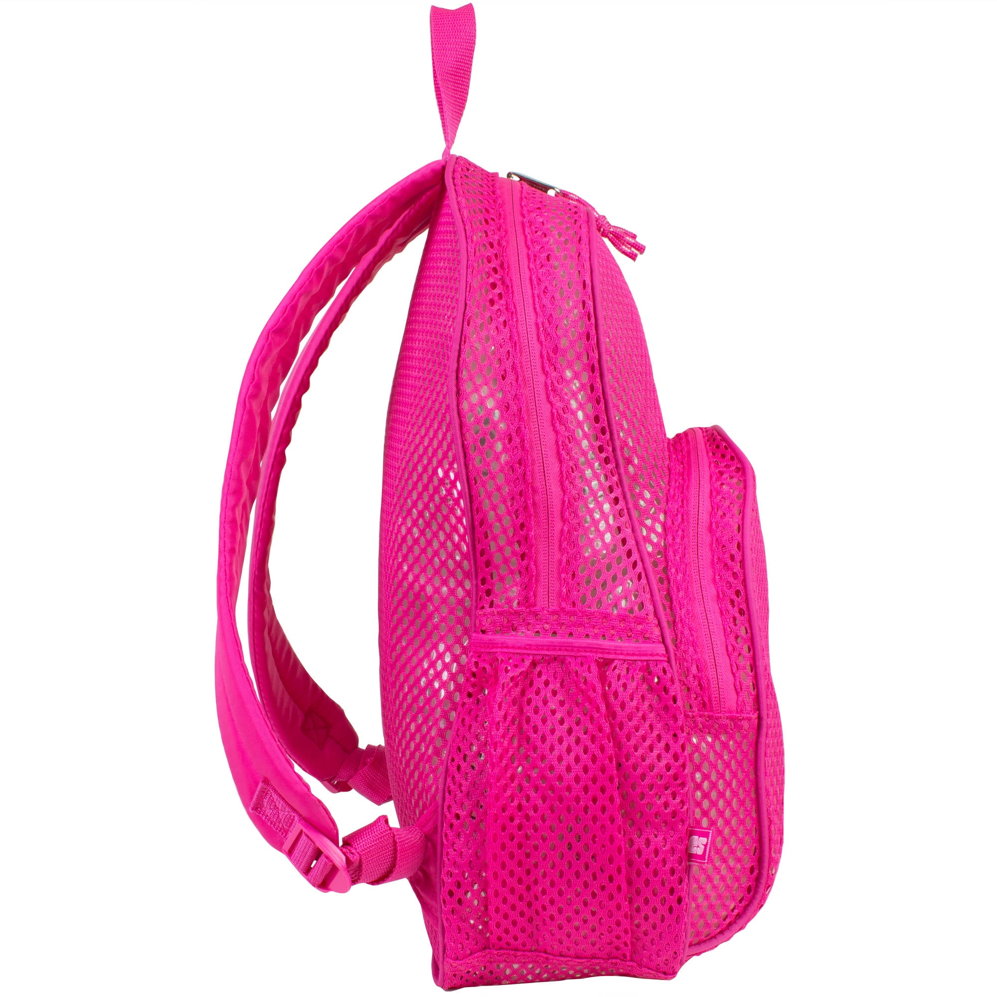 Eastsport Mesh Backpack With Adjustable Padded Shoulder Straps, Pink