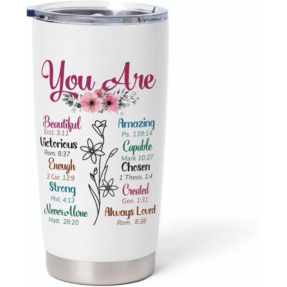 Christian Gifts for Women Faith, Birthday Gifts for Women, Mom, Friend - Encouragement, Spiritual, Religious Gifts for Women - Inspirational Gifts for Women, Best Friend Gift for Women - 20Oz Tumbler