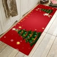 thumbnail image 4 of Merry Christmas Non Slip Kitchen Mat for Floor Modern Bath Carpet Entrance Doormat Christmas Tree Living Room Bathroom Area Rugs, 4 of 6