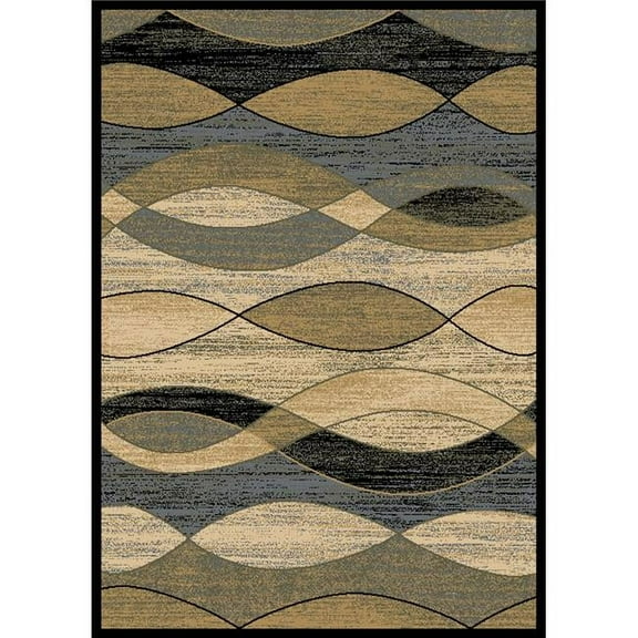 5 ft. 3 in. x 7 ft. 3 in. City Surf Area Rug, Ivory