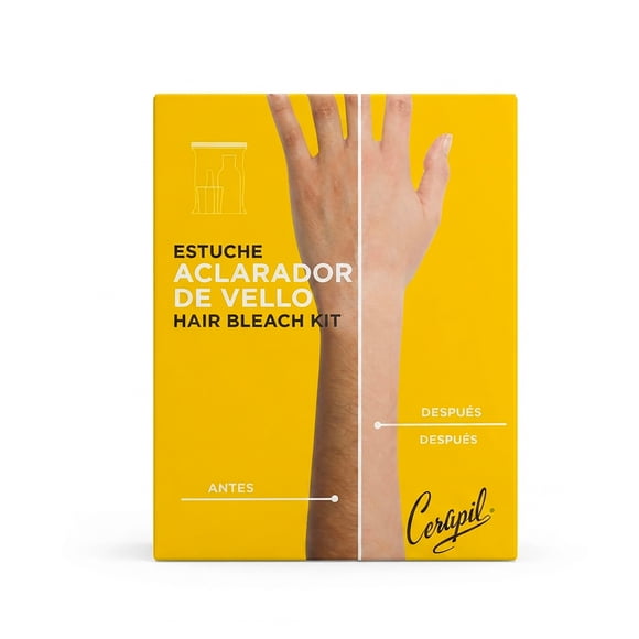 Estuche aclarador de vello Cerapil hair bleach 1 pza