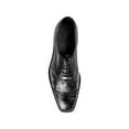 thumbnail image 3 of Men Belvedere Black Shoes Onesto 2 Genuine Ostrich Crocodile Leather Lace 1419, 3 of 3
