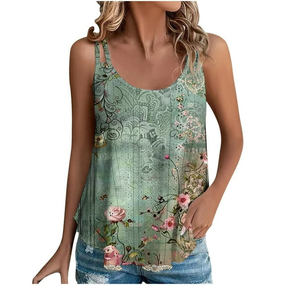 Plus Size Summer Tops For Curvy Women 3Xl Plus Size Sleeveless Tank Tops For Women V Neck Tunic Tops For Women T Shirts For Women Cotton V Neck
