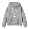 thumbnail image 3 of Valentine's Day Hoodies for Youth Hoodies Heart Print Hoodie Oversized Girls Casual Long Sleeve Loose Pullover Cute Clothes Clothes for Girls Ages 5T, 3 of 5