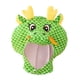 thumbnail image 3 of Gorro de dragón de felpa Transpirable jinwen para adultos y niños, Tocado para la noche, Verde, 3 of 7