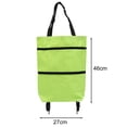 thumbnail image 2 of TNOBHG Multi-functional Shopping Bag with Rollers Foldable Roller Shopping Bag with Rotary Wheels Waterproof Fabric Capacity Smooth Zipper Foldable Shopping, 2 of 8