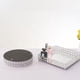 thumbnail image 4 of Bandeja de metal Bandeja de almacenamiento de hierro de estilo europeo Bandeja decorativa de cristal para cosméticos Adornos ligeros de lujo, 4 of 5