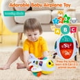 thumbnail image 5 of JBeeCtrl Baby Toy for 1 Years Old Boys Girls Electronic Airplane Toys with Light & Music Toddlers Baby Learning Toys for 1 Year Old Boys First Birhthday Gift Toys Airplane, 5 of 6
