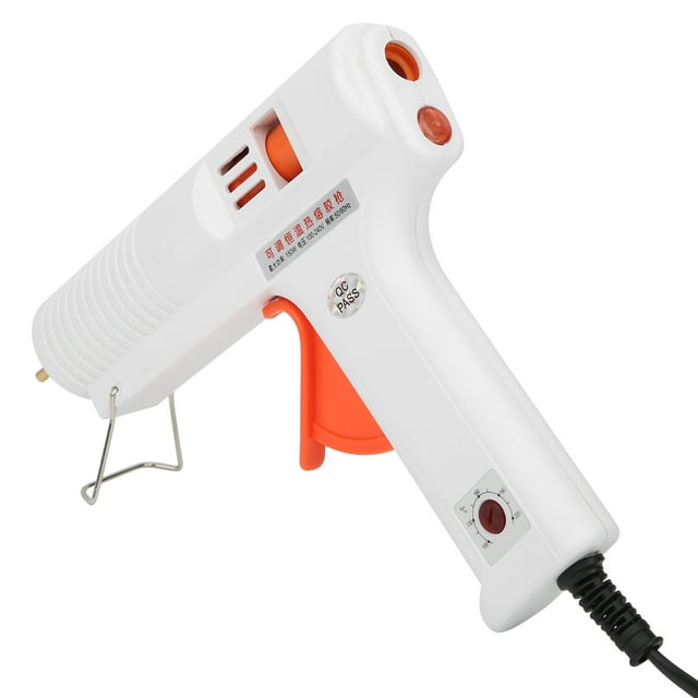 Colle Chaude de Réparation pour la Maison Colle Chaude Réglable Température Constante Réparations pour la Maison Bricolage Artisanat 150W CA100-240V Blanc Fiche FUS HL