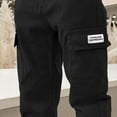 thumbnail image 6 of Gubotare Infant Pants Girl Youth Boy's Golf Pants Athletic Chino Flat Front Pants Kids School Uniform Clothes Size 7-8 (Black,7-8 Years), 6 of 6
