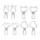 thumbnail image 1 of KAKOWELY 20 pinzas de acero inoxidable, prácticas abrazaderas de resorte para ropa del hogar., 1 of 4