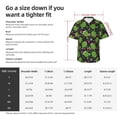 thumbnail image 5 of Sigee Frogs And Santa Hat for Men’s Casual Beach Summer Shirts Funky Hawaiian Shirt for Men Hawaiian Shirts,3X-Large, 5 of 7
