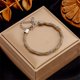 thumbnail image 1 of DIEYURO-pulsera de cadena de acero inoxidable 316L para mujer, brazalete de Color dorado y plateado, cadena giratoria de alta calidad, joyería para muñeca Fivean unisex, 1 of 2