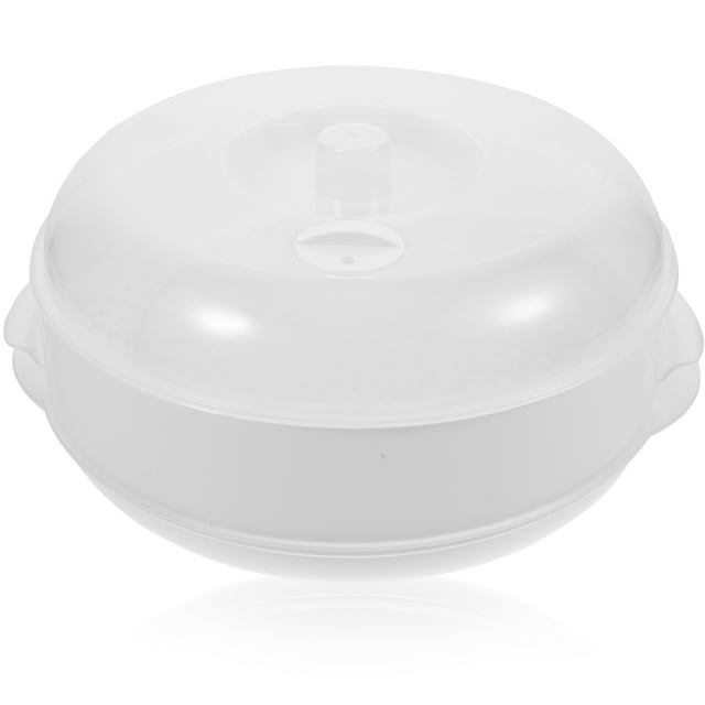 Household Steamer Cooking Tool Kitchen Food Steamer Microwave Steamer with Lid Vent
