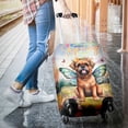 thumbnail image 3 of Welcome Spring Fairy Brussels Griffon in Flower Meadow Travel Luggage Cover Griff Dog Lover Suitcase Dust Protective Decor - 13002, 3 of 5