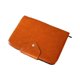 thumbnail image 5 of Estuche para tijeras de peluquería, organizador de herramientas de salón, plegable, de piel sintética. marrón, 5 of 9