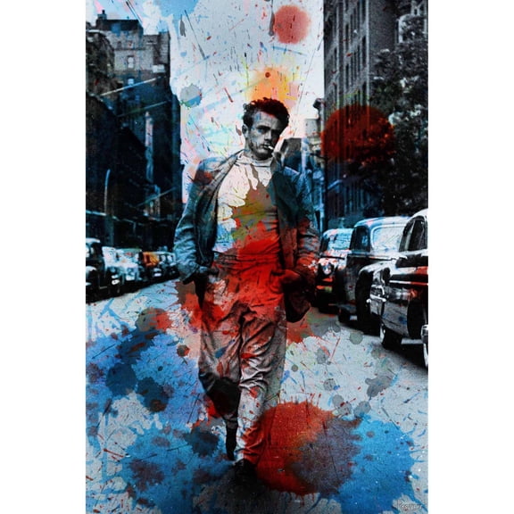 Parvez Taj James Dean NYC Canvas Wall Art