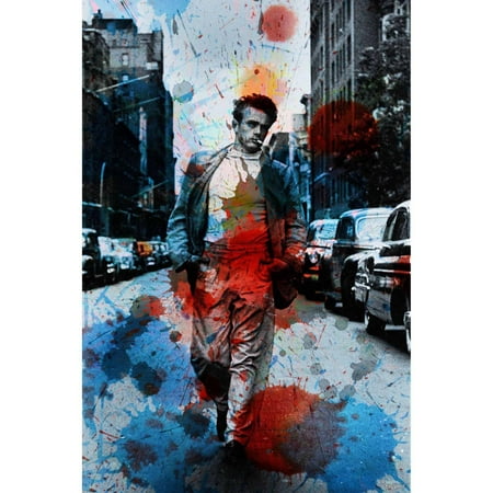 Parvez Taj James Dean NYC Art Print on Premium Canvas