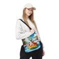 thumbnail image 2 of Hello Summer Shiba Inu Pool Day on Watermelon Float All Over Print 3D Canvas Tote Bag Shibas Dog Lovers Gifts Idea Reusable Handbag - 13008, 2 of 5