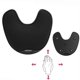 thumbnail image 4 of Alfombrilla de ratón ergonómica para juegos con reposamuñecas de espuma viscoelástica, alfombrilla giratoria deslizante para la mano, ideal para el cuidado de la muñeca en el ordenador., 4 of 5