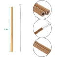 thumbnail image 3 of Bamboo Drinking Straws 10pcs/set Bamboo Drinking Straws Reusable Eco Friendly Kitchen With Clean Brush ANGGREK Otros, 3 of 8