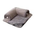 thumbnail image 1 of Cama túnel para gatos cálida de invierno, juguete interactivo, cabaña de juego portátil transpirable, centro de actividades para gatos para animales Gris, 1 of 8