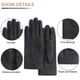 thumbnail image 3 of Guantes cálidos de invierno con dedos flexibles para fugas, dedos para mensajes de texto con pantalla táctil, guantes de gamuza a prueba de viento 1067, 3 of 5