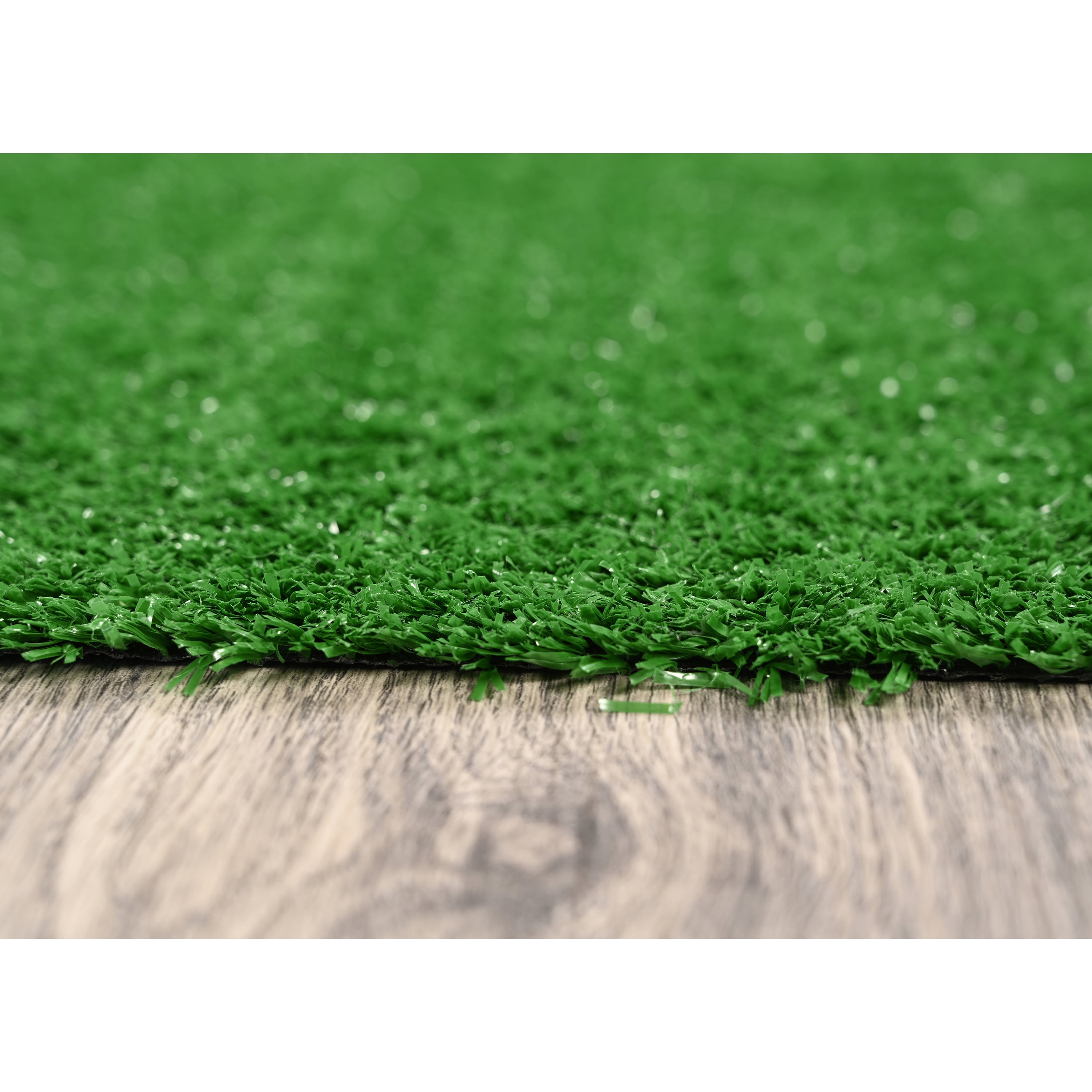 Nance Carpet and Rug Prairie Sample 12 ft. Wide x Cut to Length Green Artificial Grass