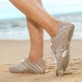 thumbnail image 2 of Zapatos Unisex Descalzos Playa Sin Deslizamiento para Acuáticos (caqui 36), 2 of 9