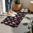 thumbnail image 4 of Black and Pink Christmas Tree Pattern Door Rugs,Washable Non Slip Door Mats Indoor,Decorative Door Mats,Entry Mat Indoor for Entrance,Bedroom,Kitchen,Bathroom,16"x24", 4 of 6