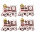 thumbnail image 4 of Raindrops Train Decorations Rose Gold Plastic 4Pcs 2.4x1x1.6in, 4 of 8