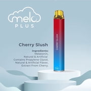 MELO Plus Melatonin Diffuser, Cherry Slush - 800 puffs | 0% Nicotine, Vegan, Sugar-Free, Gluten-Free Aromatherapy