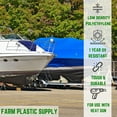 thumbnail image 3 of Farm Plastic Supply - Polyethylene Plastic Shrink Wrap - 7 mil (20' x 75') – Blue Boat Shrink Film for use with Heat Gun, Industrial Shrink Wrap, Plastic Sheeting for Protection and Storage, 3 of 4