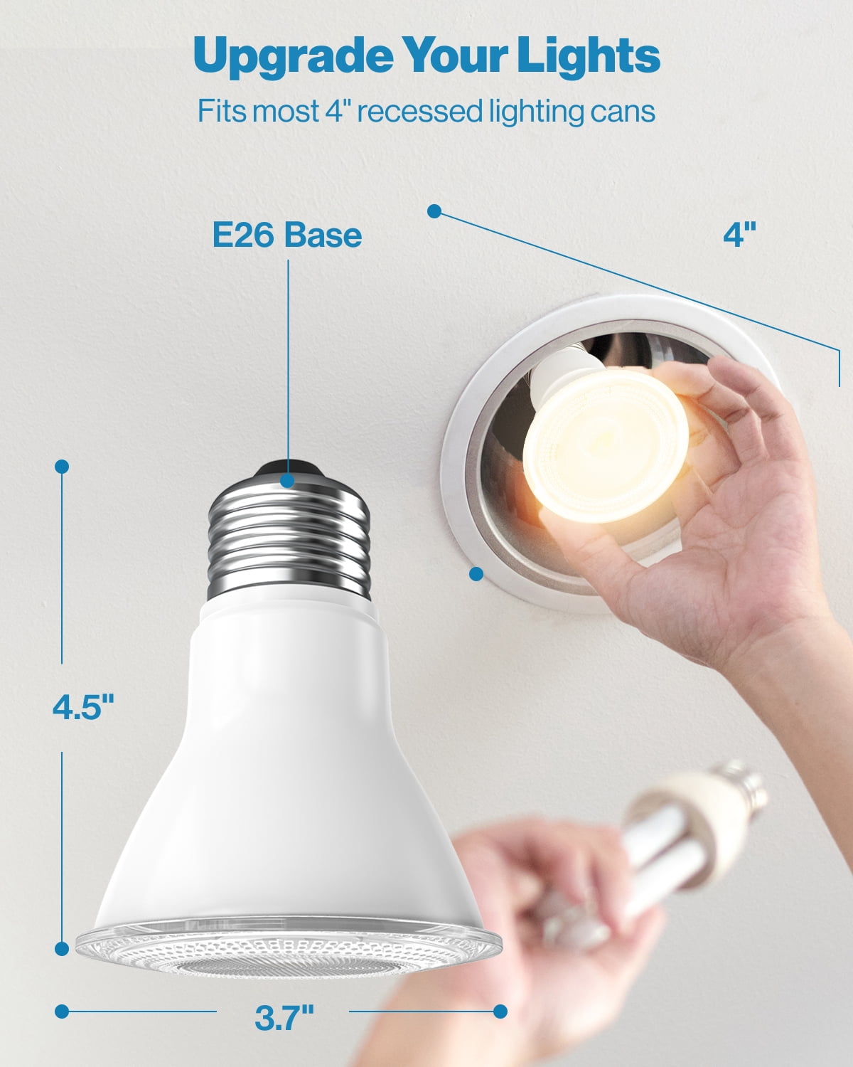 Sunco Lighting 10 Pack PAR30 LED Bulb, 11W=75W, Dimmable, 3000K Warm White, 850 LM, E26 Base, Indoor/Outdoor Spotlight, Waterproof - UL & Energy Star