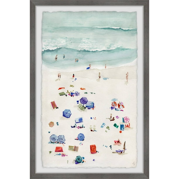Marmont Hill Beach Time Framed Wall Art