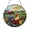 Acrylic 3.5 Inch, variant on Floral Chicken Stained Glass Style Suncatcher, Garden Window Hanging Art Panel for Farmhouse Home Decor Accent
