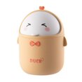 thumbnail image 1 of Desktop Trash Can Large Capacity Adorable Appearance Compact Size Funny Cartoon Garbage Container Waste Basket Home Supplies Pink One Size, 1 of 13