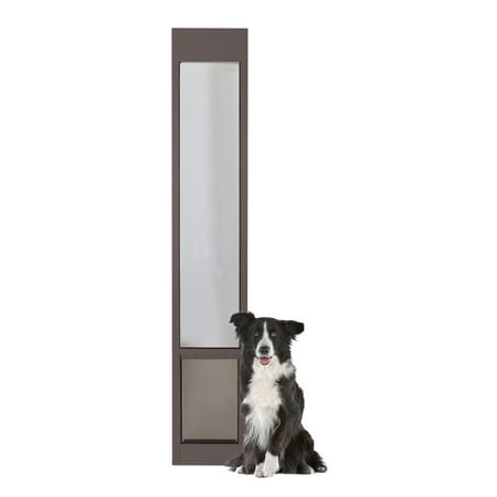 Photo 1 of PetSafe Freedom Aluminum Patio Panel Pet Door for Dogs and Cats, 81", Large, Bronze