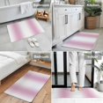 thumbnail image 6 of White Pink Indoor Door Mat 18x30 Inch Gradient Modern Ombre Art Front Door Mat Non Slip Washable Entryway Rug Low Profile Dirt Trapper Doormat for Bathroom Kitchen Bedroom, 6 of 9
