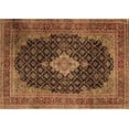 thumbnail image 1 of Ahgly Company Indoor Rectangle Medallion Brown Traditional Area Rugs, 8' x 10', 1 of 4