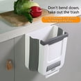 thumbnail image 3 of CIYISON Bathroom Trash Can Folding Garbage Bin Wall Mounted Kitchen Toilet Wastebasket, 3 of 17