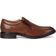 thumbnail image 6 of Nunn Bush Men's Stark Moccasin Toe Slip-On Leather Dress Casual Business Formal Loafer, Cognac, 13 w, 6 of 7