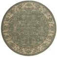 thumbnail image 2 of SAFAVIEH Royalty Dulcibella Traditional Wool Area Rug, Slate/Cream, 7' x 7' Round, 2 of 5