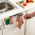 thumbnail image 4 of 2 ganchos debajo del gabinete, soporte para tazas de café adhesivo sin clavos, colgador de utensilios de cocina montado en la pared con herramientas de cocina/soporte para toallas, 4 of 8