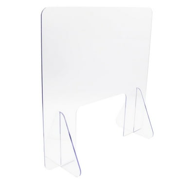 Acrylic Partition Sneeze Guard Board Customer Shield Clamp on Desk Sneeze Guard Shield Panel Office Student