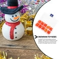 thumbnail image 4 of 160 piezas de mini muñeco de nieve de invierno con nariz roja, nariz de plástico para manualidades, nariz de Papá Noel multiusos para muñeco de nieve, herramienta para títeres, suministros de amaas, 4 of 4